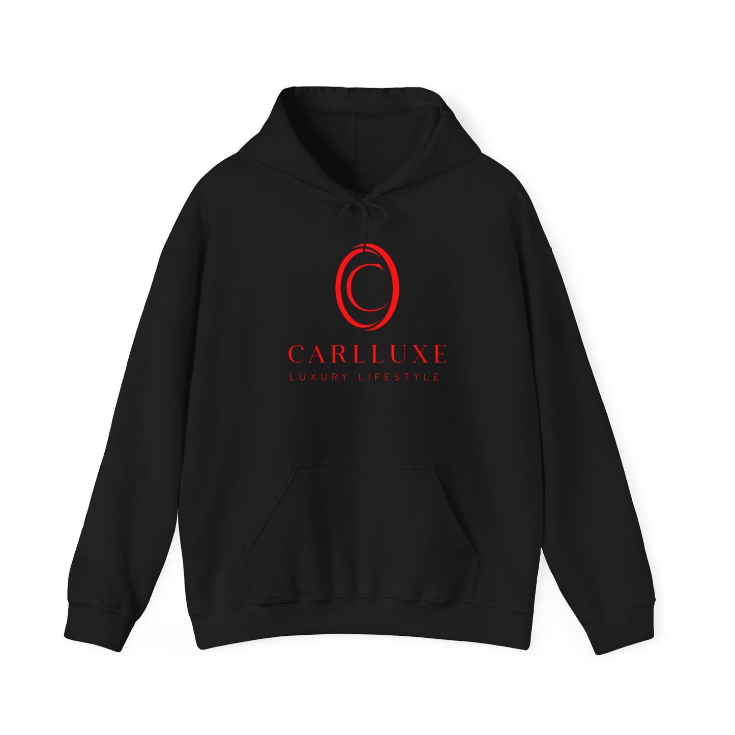 Carlluxe Luxury Lifestyle Unisex Hoodie | Red Design