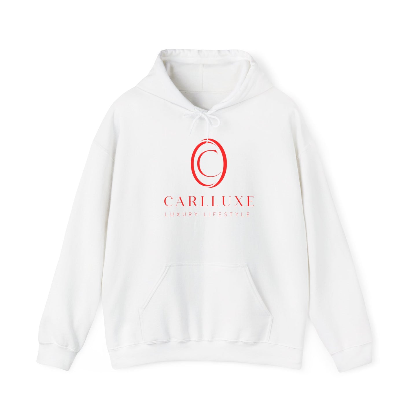 Carlluxe Luxury Lifestyle Unisex Hoodie | Red Design