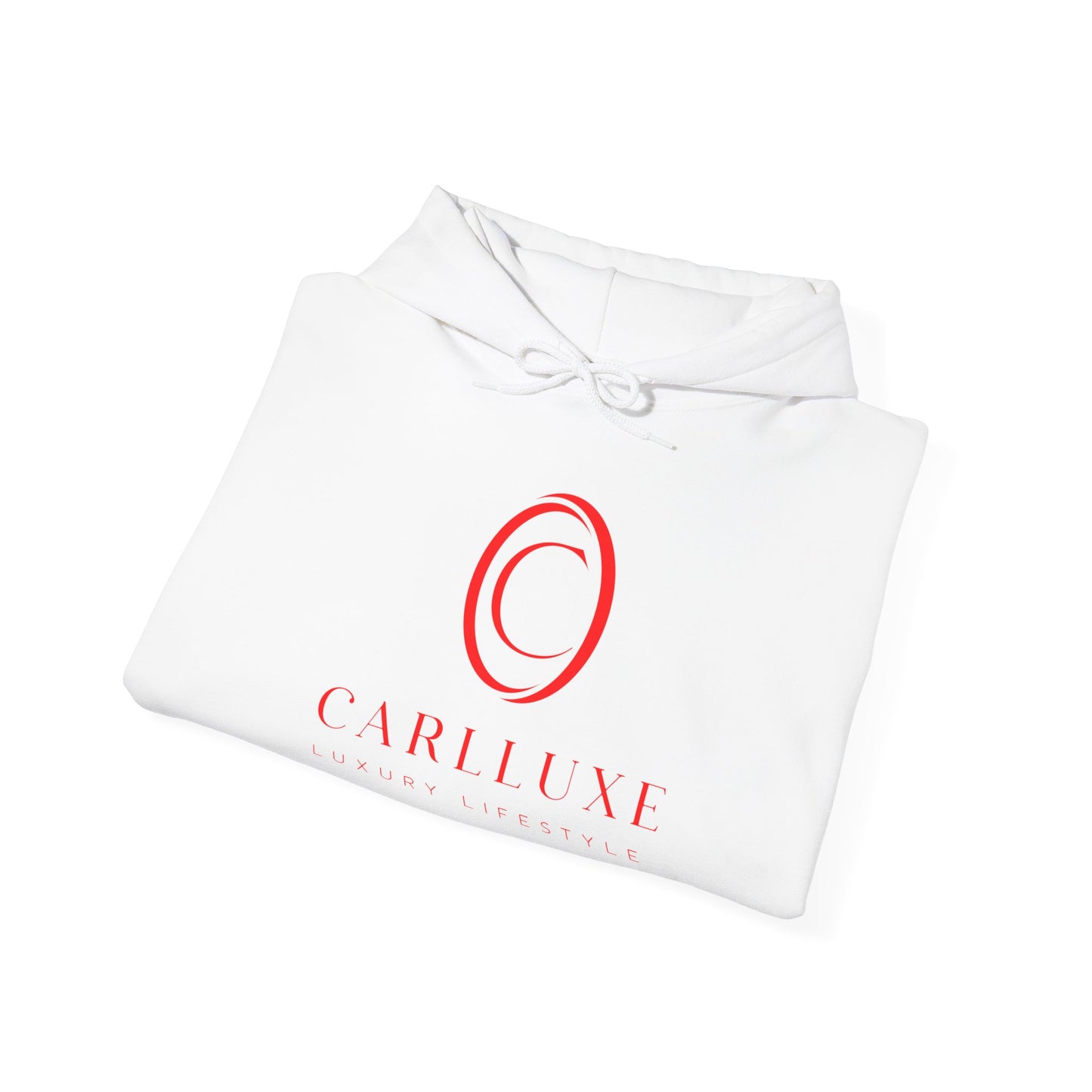 Carlluxe Luxury Lifestyle Unisex Hoodie | Red Design