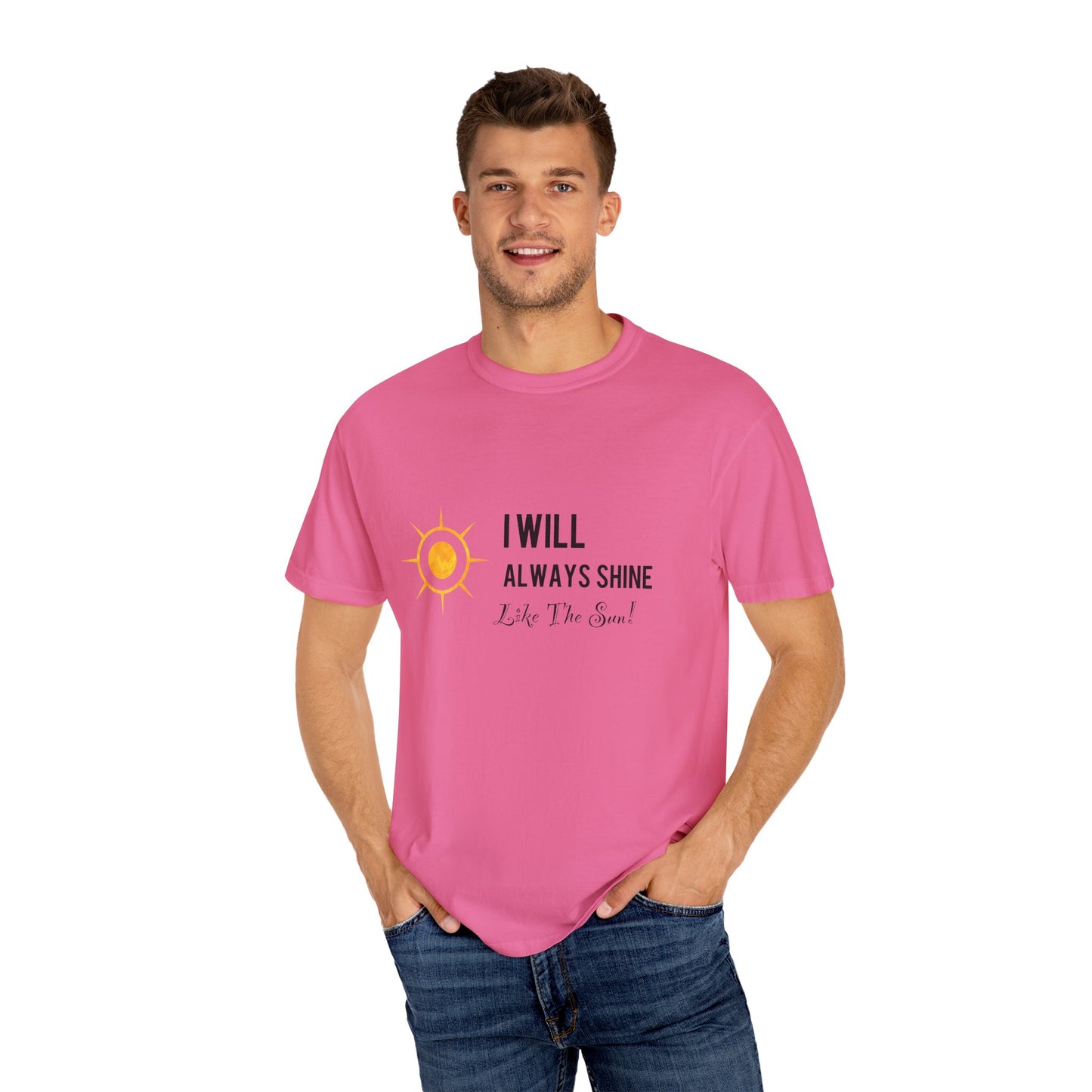 Inspirational CarlLuxe Unisex T-Shirt | "I Will Always Shine"